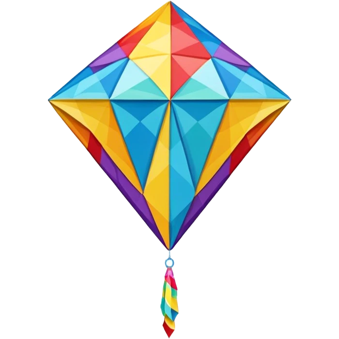 diamond type kite emoji