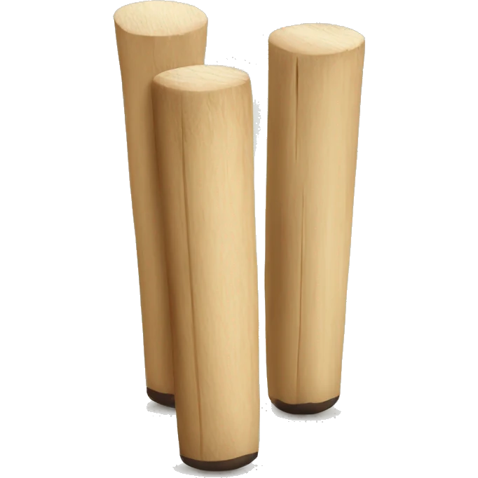 Cricket stumps emoji