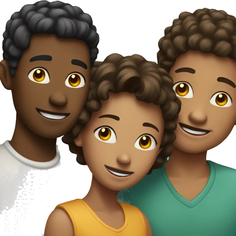 A group of five friends emoji