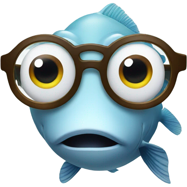 fish with glasses emoji