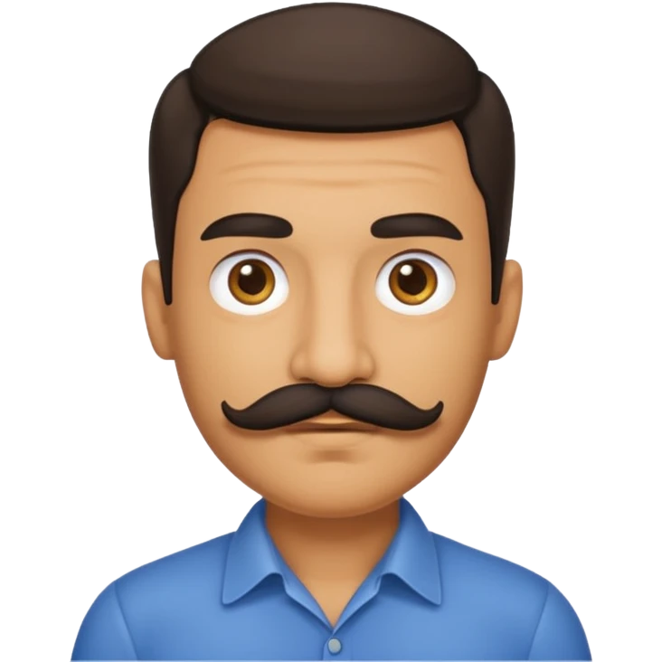 Man with mustache emoji