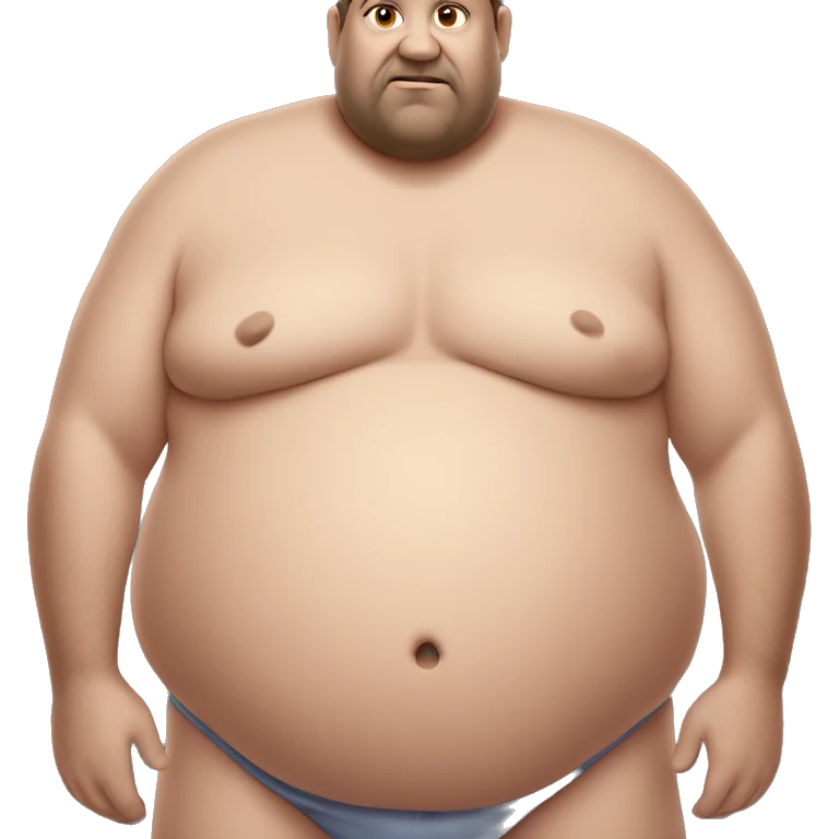 Fat man’s belly emoji