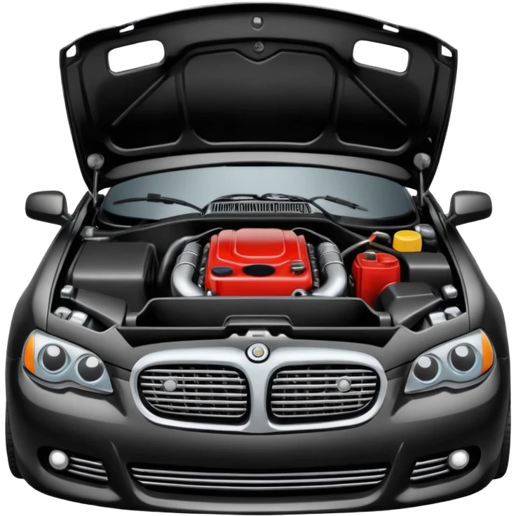 Open car hood emoji