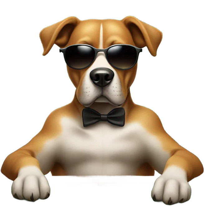 Dog gambling  emoji