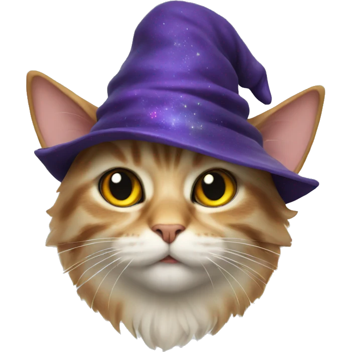 Cat with wizard hat emoji
