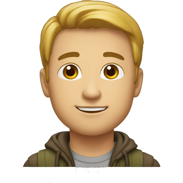 Колобок-девочка в кепке emoji