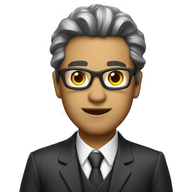 A cool moderator emoji