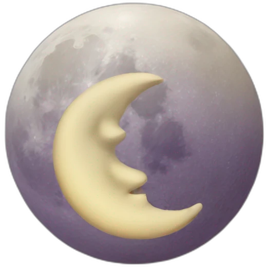 lune bordeaux emoji