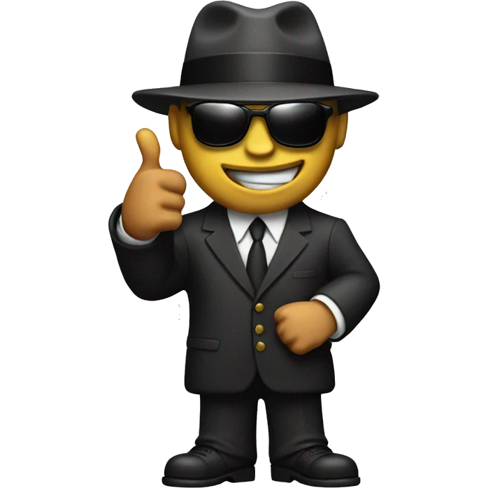 a mafia showing thumbs up emoji