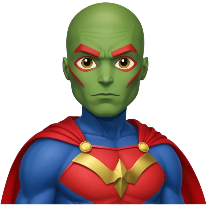 Martian Manhunter from Justice League emoji