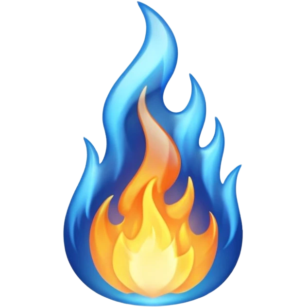 Blue Flame emoji