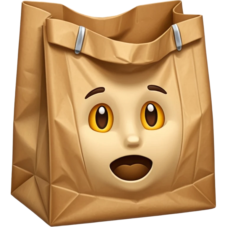 paper bag emoji