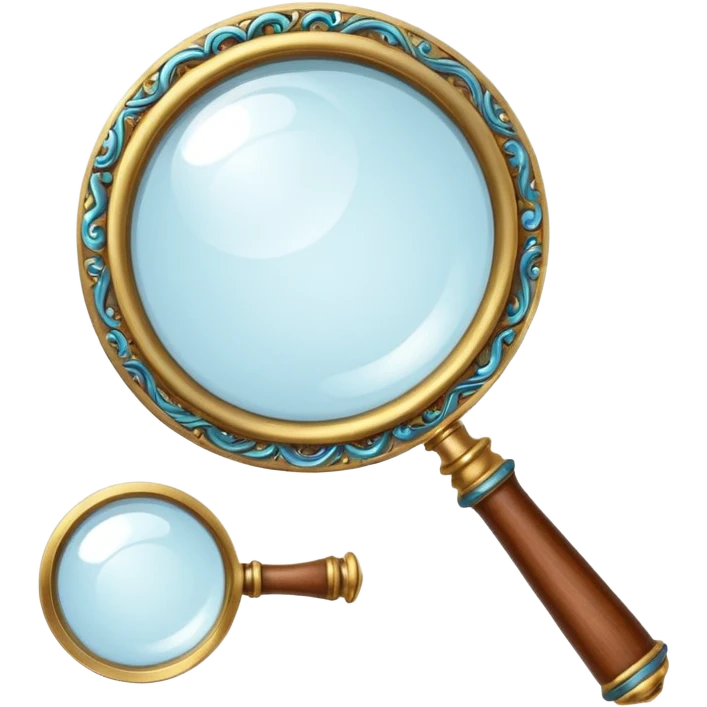 magnifying glass victorian emoji