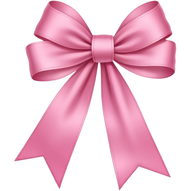 Coquette long thin ribbon emoji