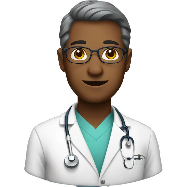 doctor with stethoscope  emoji