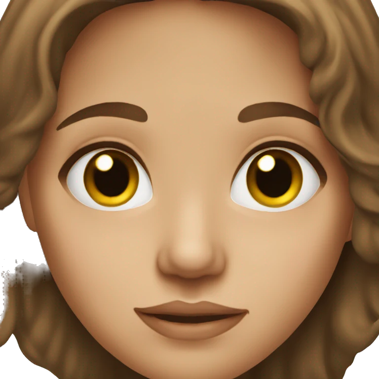 brown haired girl portrait with nose piecing  emoji