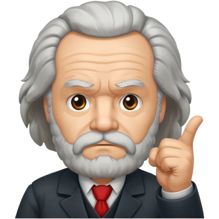 karl marx thumbs down emoji
