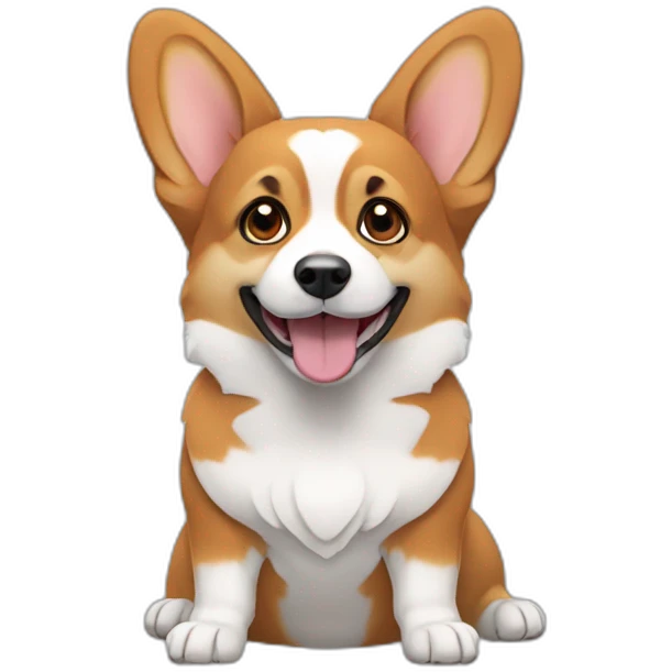 tri-colored-corgi emoji