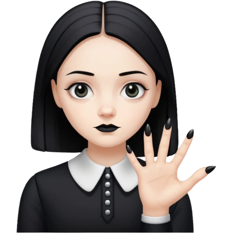 emoji hand Wednesday emoji