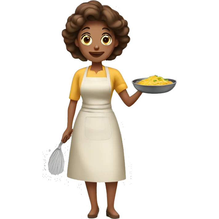 House wife cooking emoji