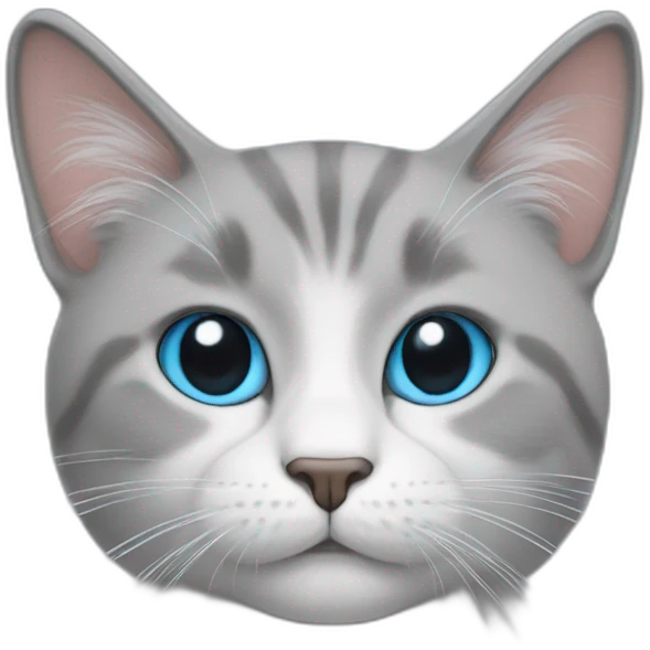 A Smurf cat emoji
