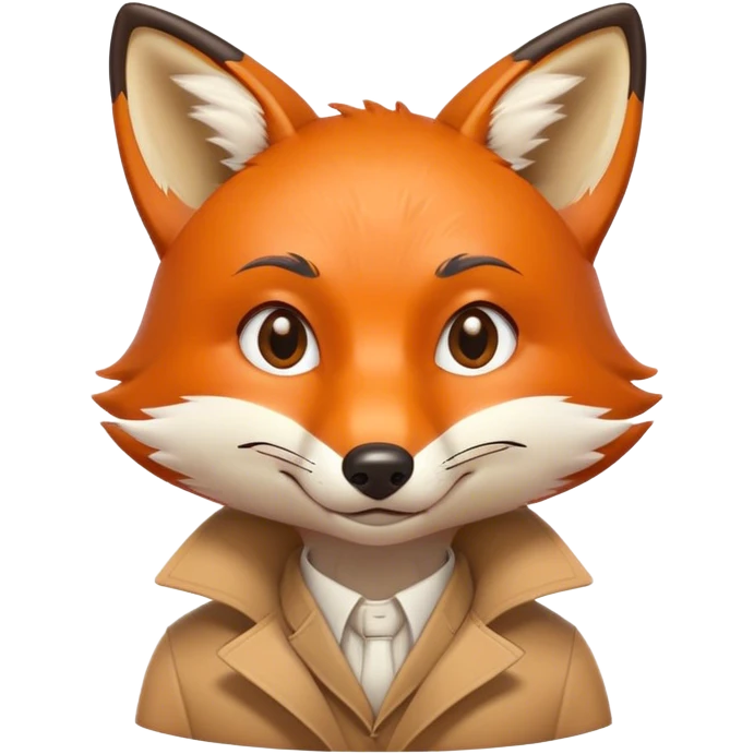 Fox smirks emoji