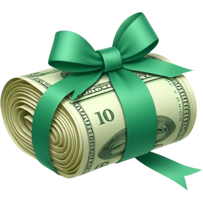 roll of banknotes emoji