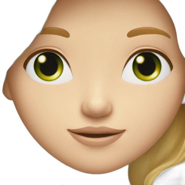 White guys whit blond hair like di caprio et blue eyes kissing a brown hair green eyes girl emoji