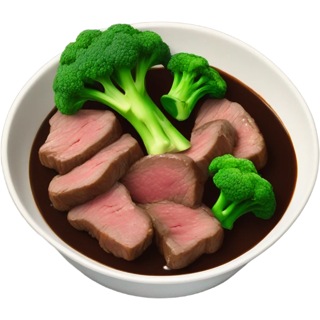 Beef broccoli Chinese food  emoji