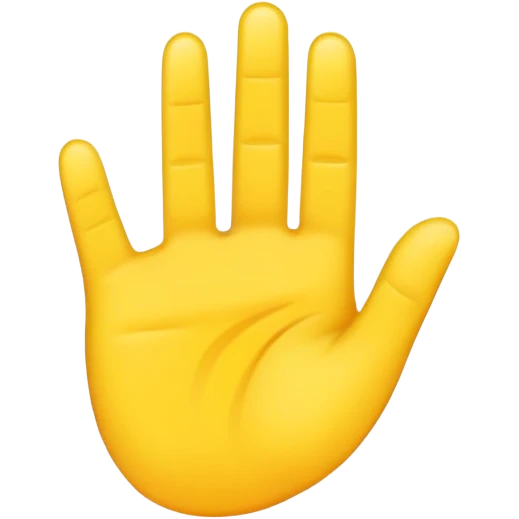 W with hand  emoji