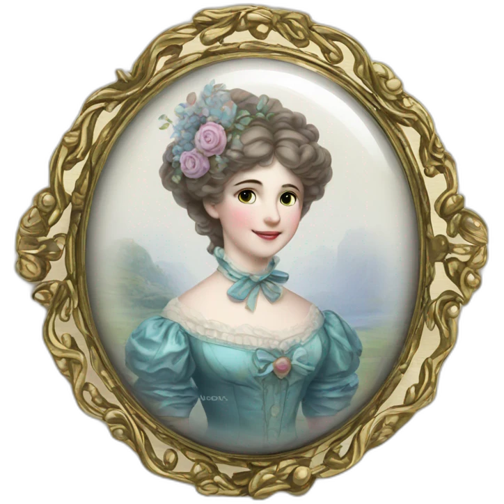 victorian locket emoji