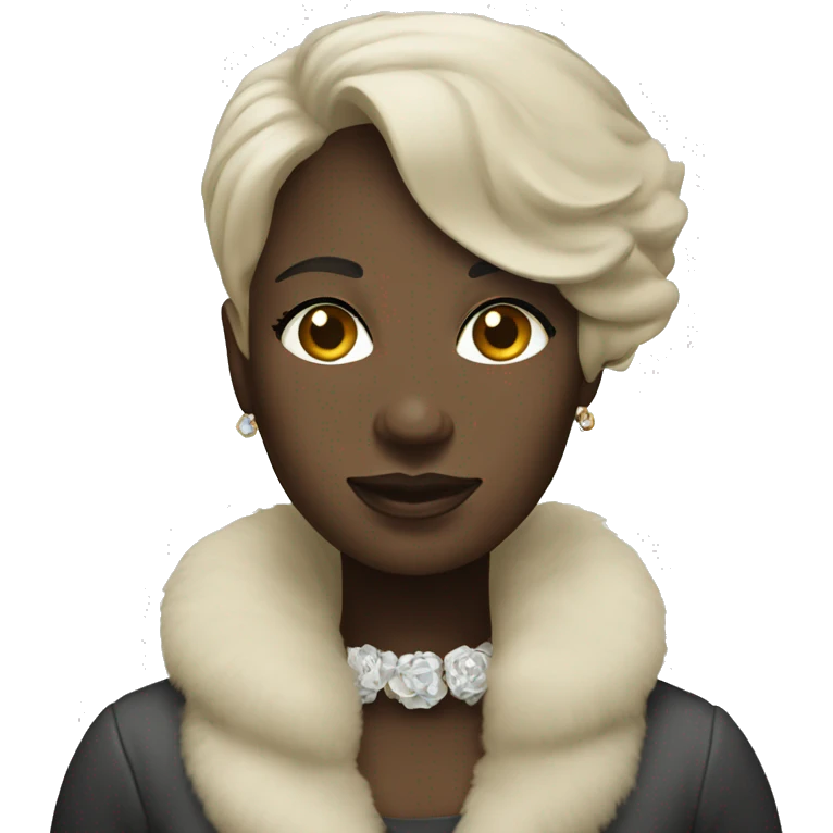 Sugar momma emoji black with sugar baby white emoji