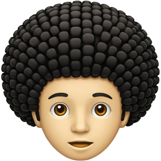 afro comb emoji