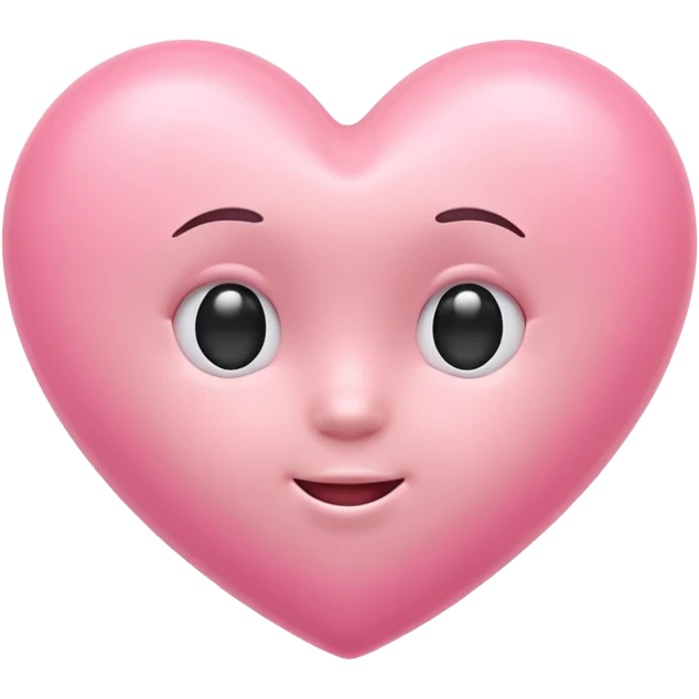 a babypink heart imoji emoji