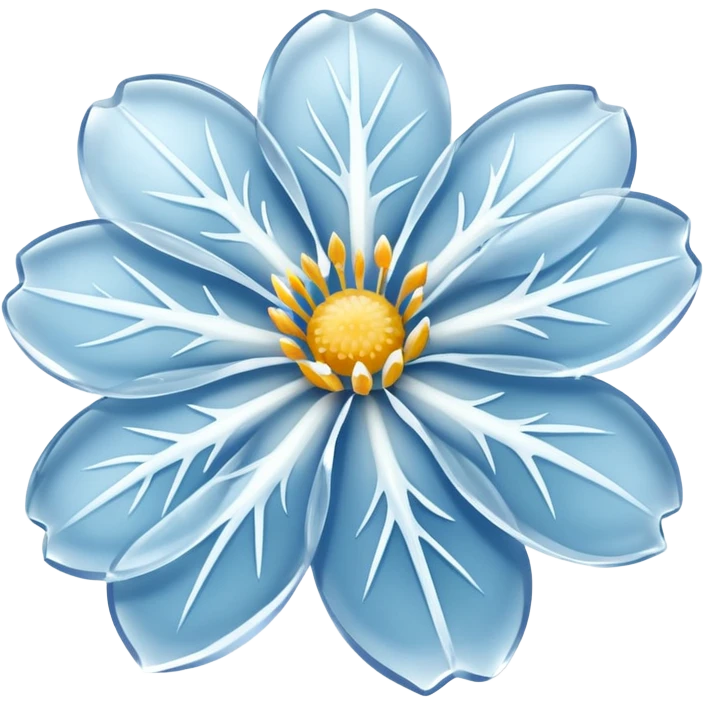 Frozen flower emoji