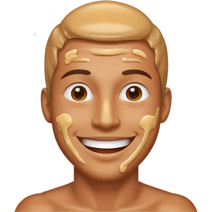 jerkoff and cum splash guy emoji