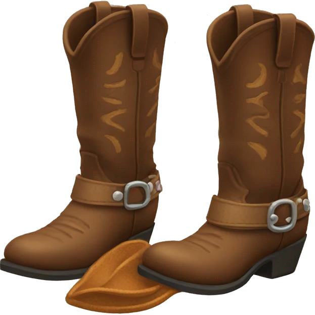 Cowboy boots emoji