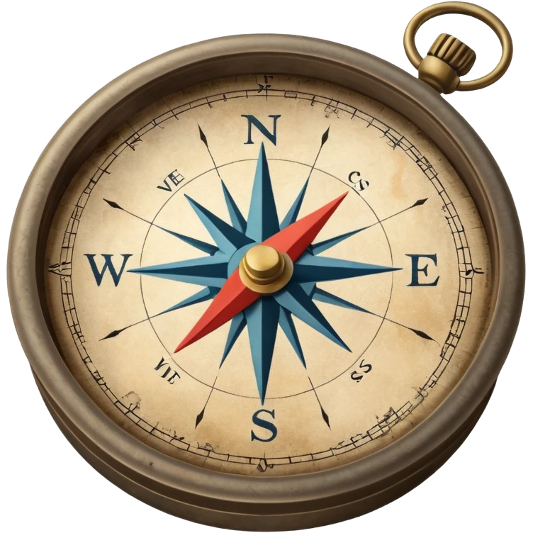 a map and a compass emoji