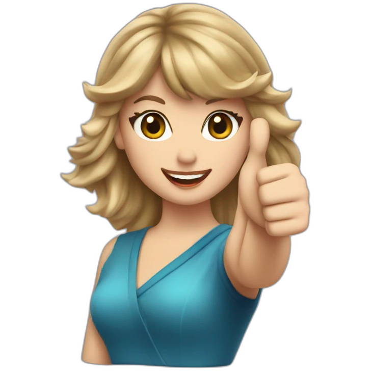 Taylor swift thumbs up emoji