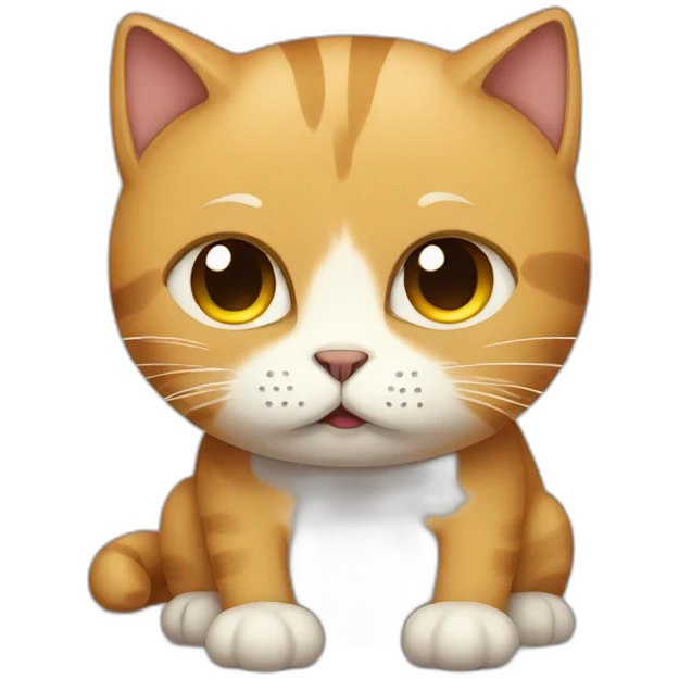 Cat in depression emoji