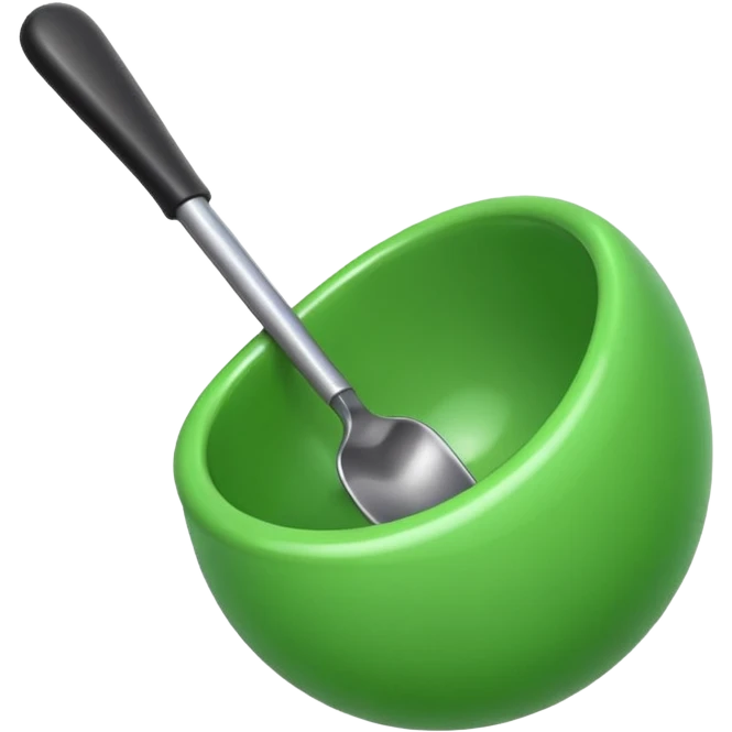 a scoop emoji with a different color emoji