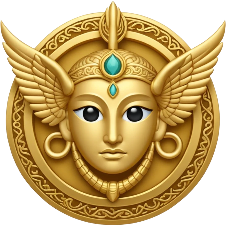 Iranian symbol of Ahura Mazda emoji