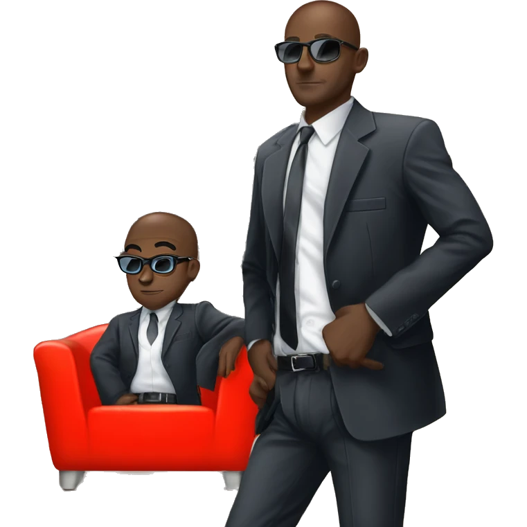 stylish man in suit emoji
