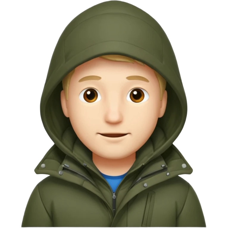 Man in parka emoji
