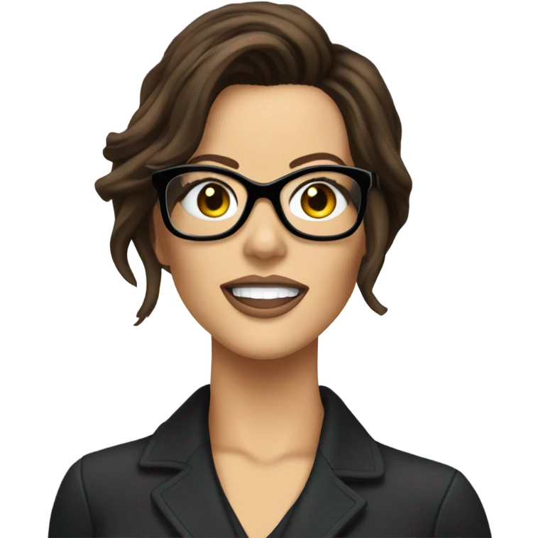 Kate Beckinsale with glasses  emoji