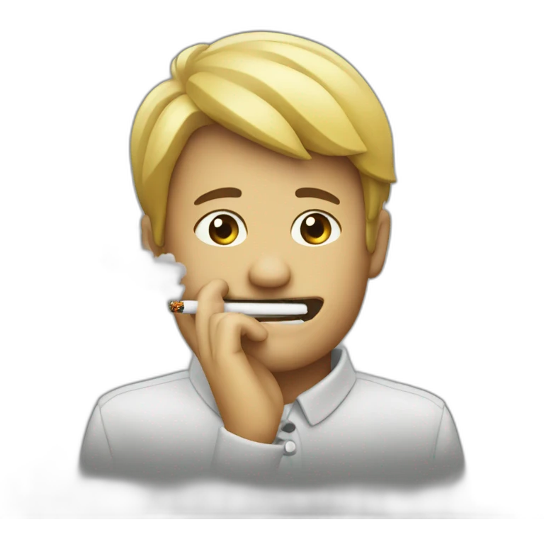 Don't smoke under fireworks emoji
