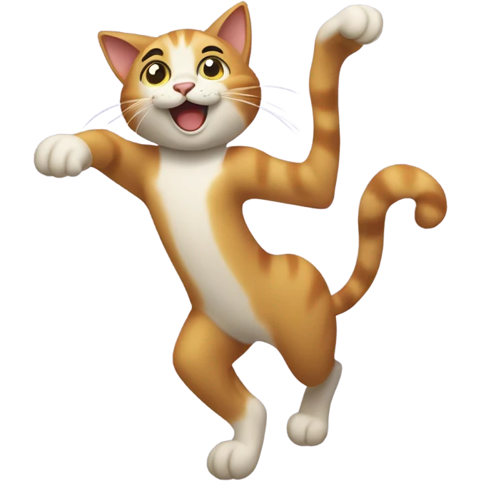 a dancer cat emoji