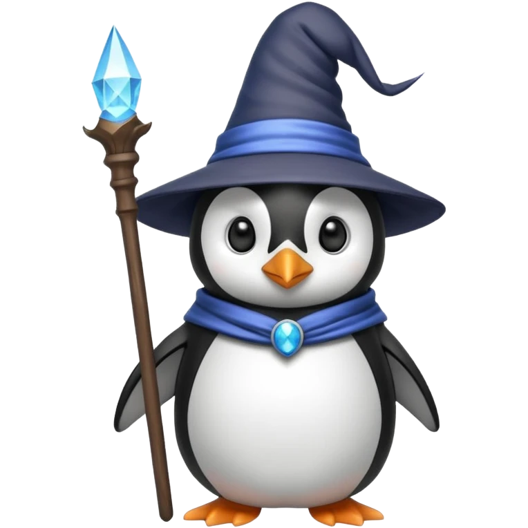 Penguin Wizard emoji