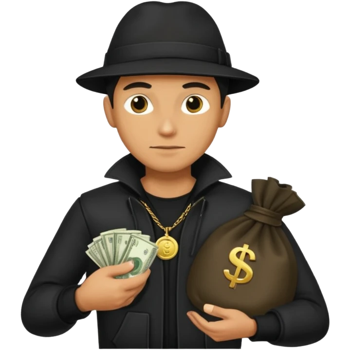 Ladrón hombre  emoji