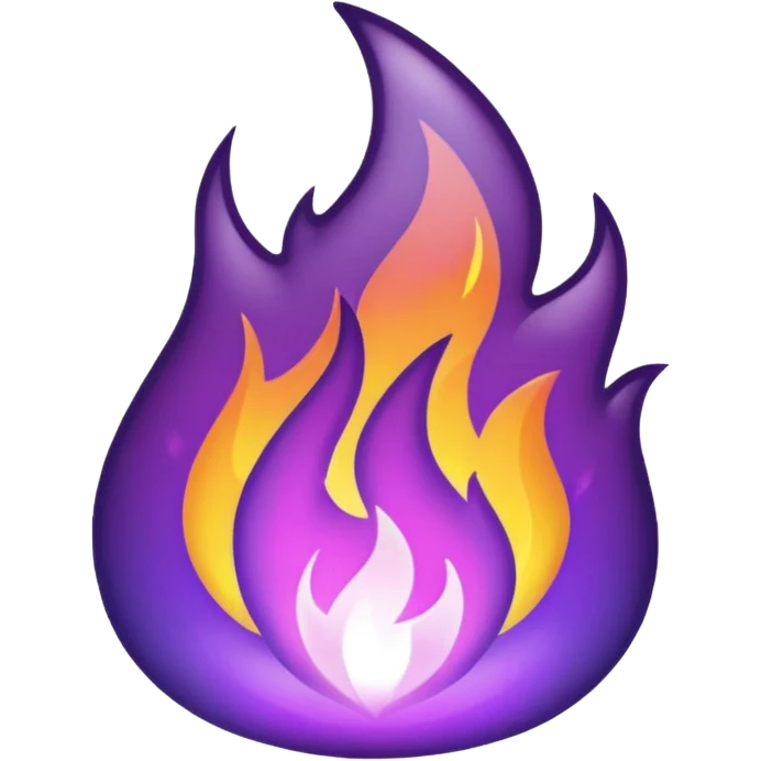 Only Purple Fire emoji